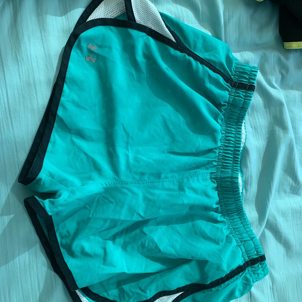 under armour running shorts blue